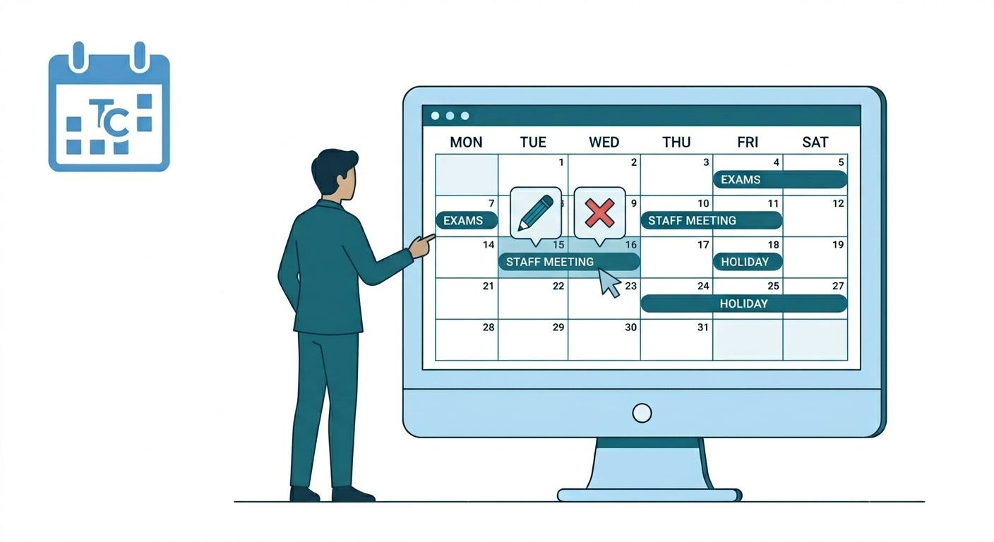 Edit/ Update or Delete Events in Almanac