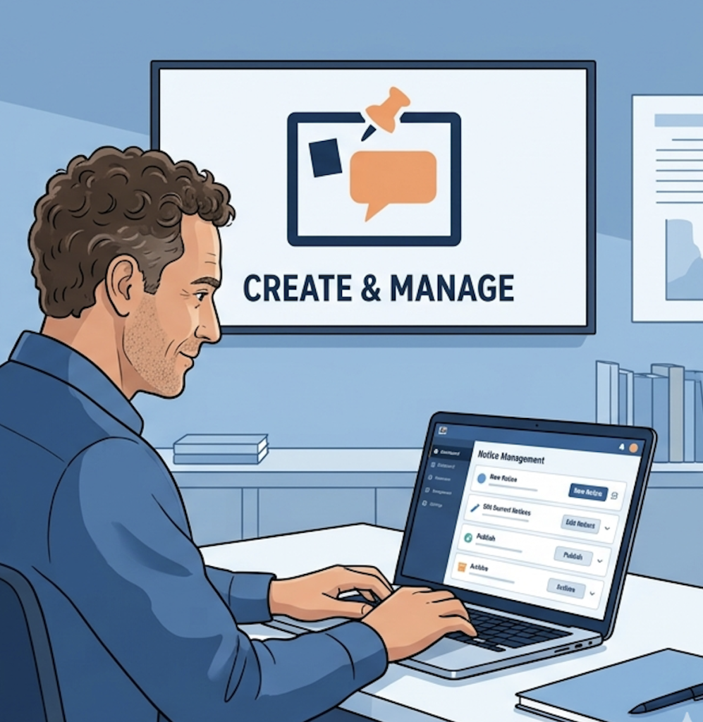 Create & Manage Notice Board