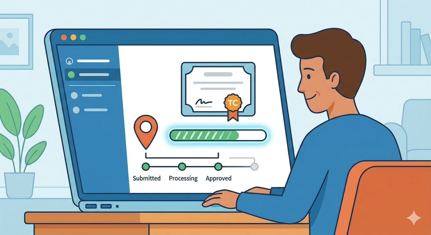 Tracking Your Transfer Certificate (TC) Request
